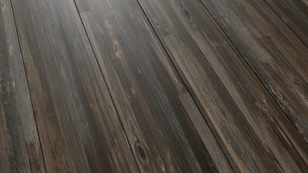 A wood-look metal panel from Metal America Post Falls