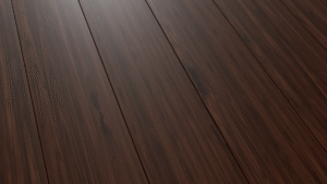 The walnut wood like finish available on steel siding panels from Metal America