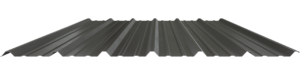 A profile view of a PBR ribbed panel
