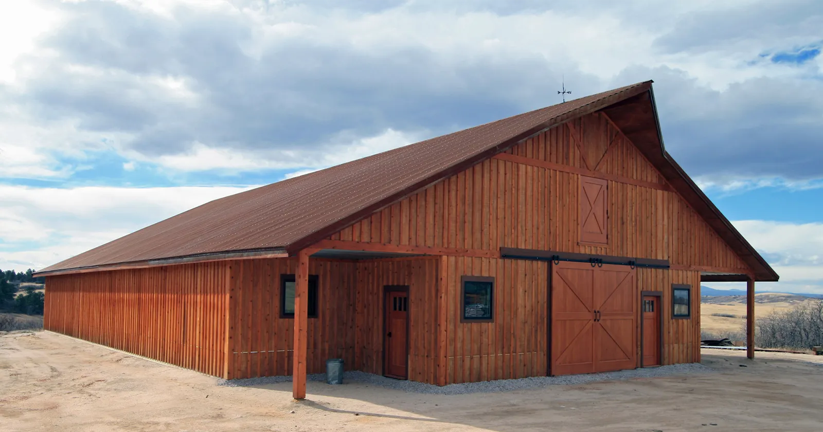 A new building representing the start of the timeline of how long a metal roof will last