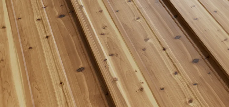 QuickLoc wood look finish panel, a warm option for steel panels for pergolas and patio covers