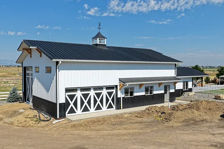 Metal America roll-forms metal roofing ridge cap and trim from painted steel in Post Falls, Idaho
