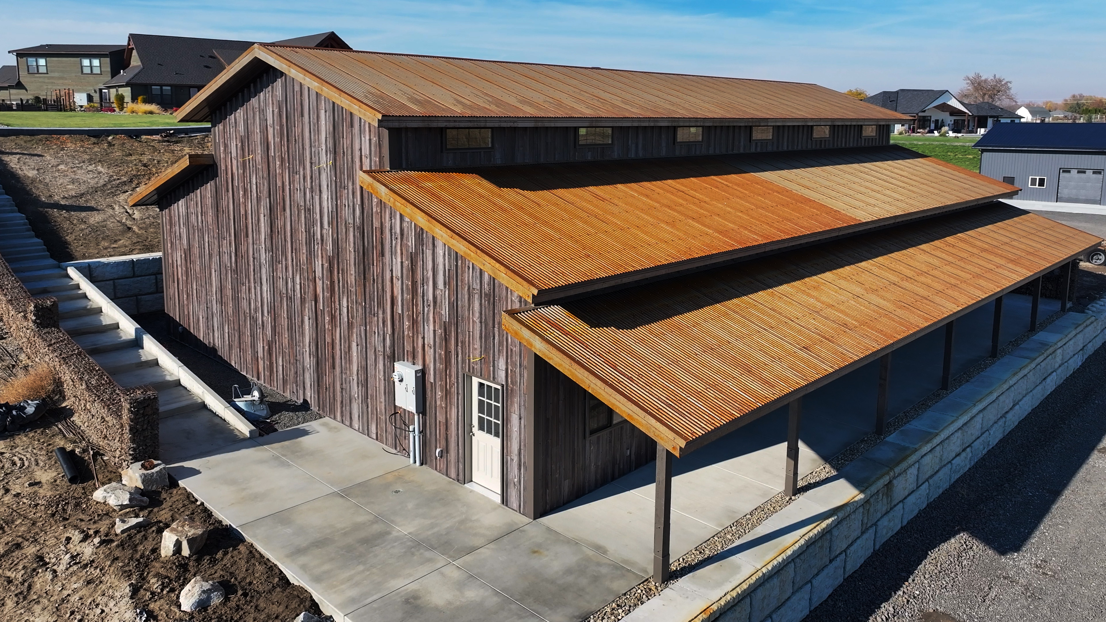 Cor-Ten Roof & Barnwood Siding — Coeur d'Alene, ID